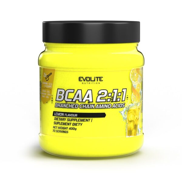 Evolite Nutrition BCAA 2:1:1 400g Aminokwasy Leucyna Walina Izoleucyna - obrazek 7