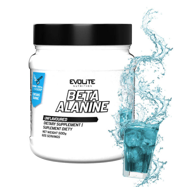 Evolite Nutrition Beta Alanine 500g Beta-Alanina Wytrzymałość