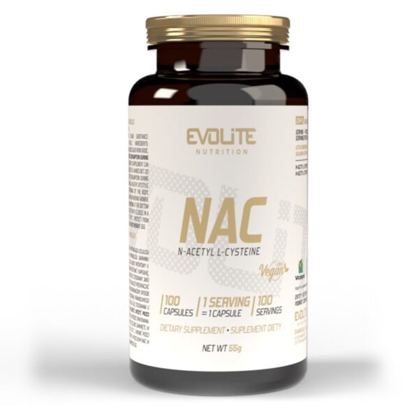 Evolite Nutrition NAC 300mg 100vcaps N-Acetylowana Cysteina