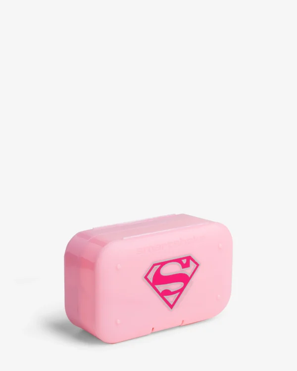 SmartShake Pill Box Organizer 2-pack Supergirl