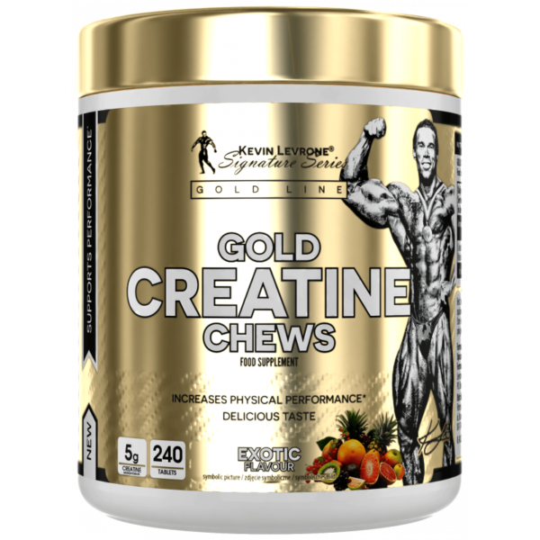 Levrone GOLD Creatine Chews 240tabs Kreatyna Monohydrat Siła Masa - obrazek 2