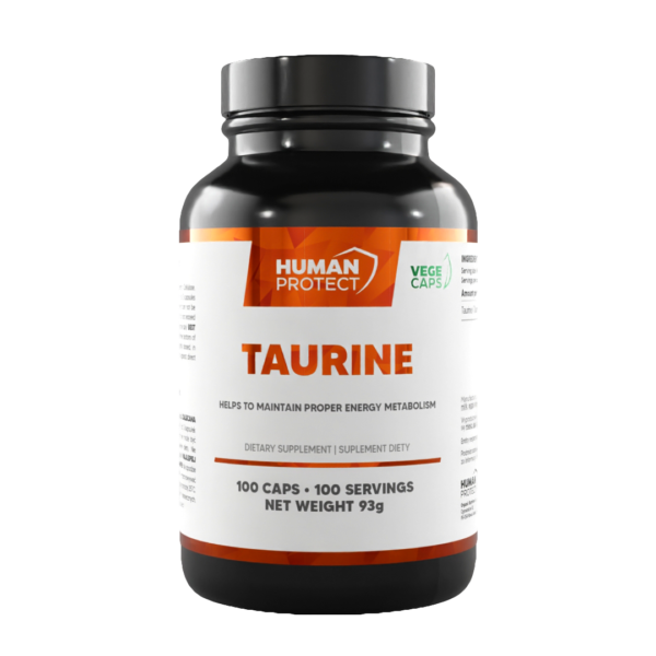 Human Protect Taurine 800mg 100vcaps Tauryna