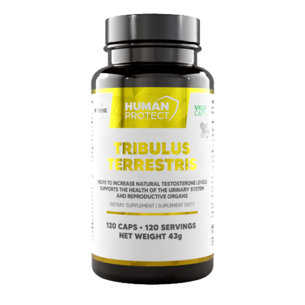 Human Protect Tribulus Terrestris 98% 120vcaps Buzdyganek Ziemny Testosteron