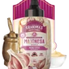 MAX Protein Grandma's 290ml Mayonesa Garlic - dietetyczny majonez bez cukru - obrazek 2