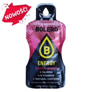Bolero Energy 14g Exotic Punch - napój energetyczny w saszetce