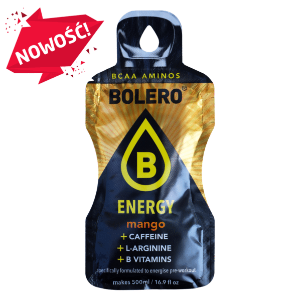 Bolero Energy 14g Mango - napój energetyczny w saszetce