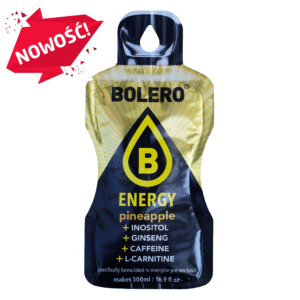 Bolero Energy 14g Pineapple - napój energetyczny w saszetce