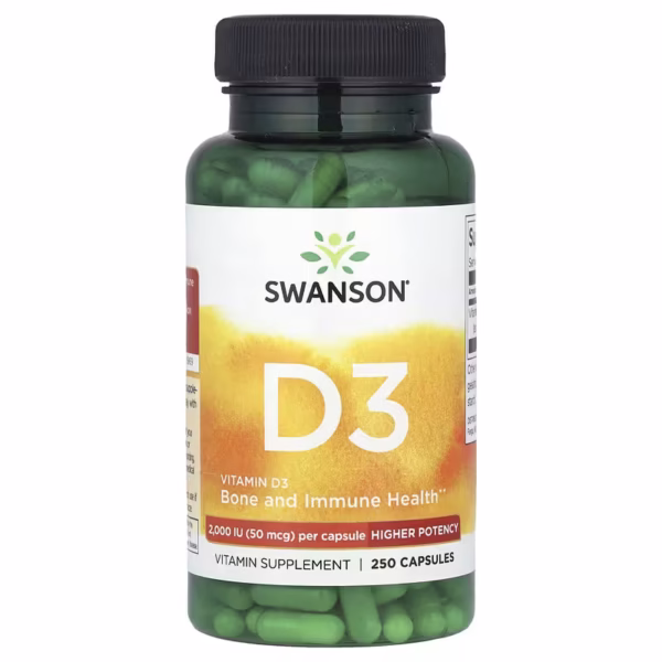 Swanson Vitamin D3  2000 IU 250 caps