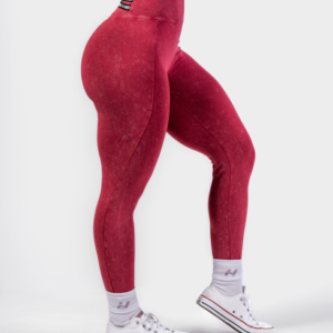 NEBBIA Washed high waisted leggings LEGACY 777 różowe