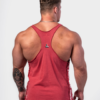 NEBBIA Washed muscle back stinger GOLDEN AGE 791 tank top czerwony - obrazek 2