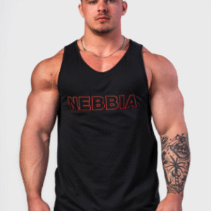 NEBBIA Gym Tank Top Strength 714 czarny