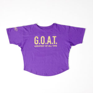 Human Protect T-shirt Oversize G.O.A.T Fioletowy