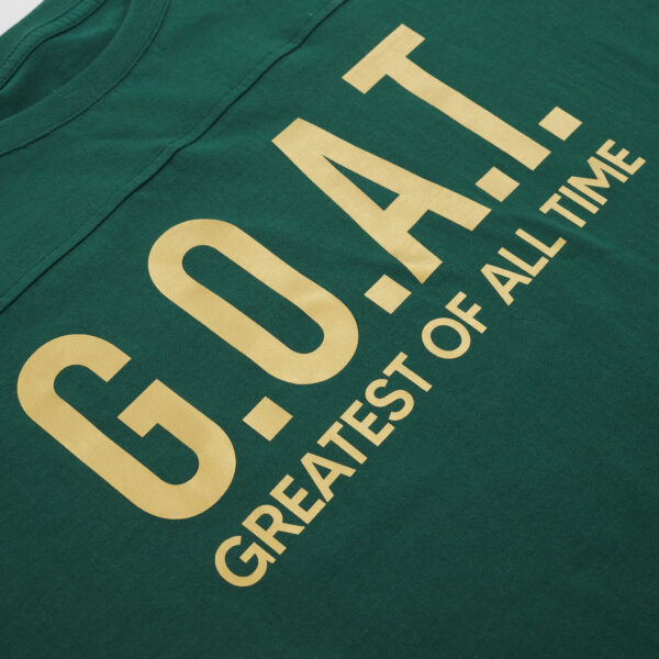 Human Protect T-shirt Oversize G.O.A.T Zielony - obrazek 3