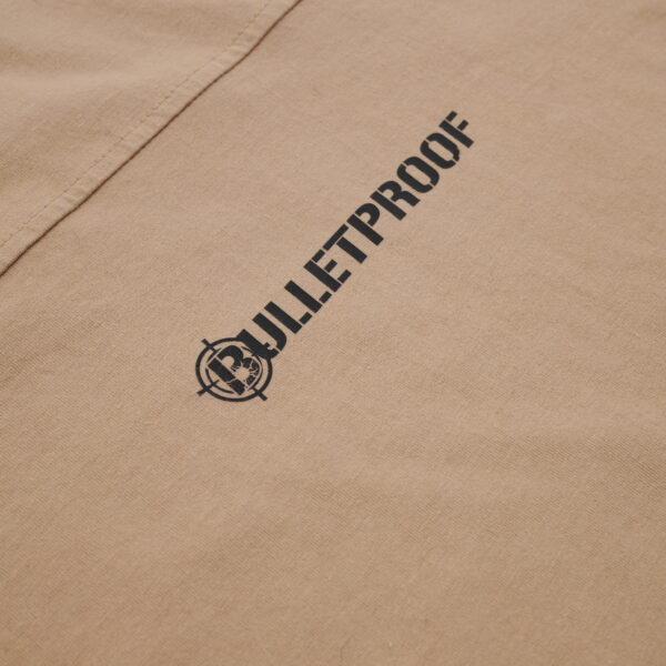 Bulletproof T-shirt Oversize CHOOSE THE BULLET Beżowy - obrazek 3