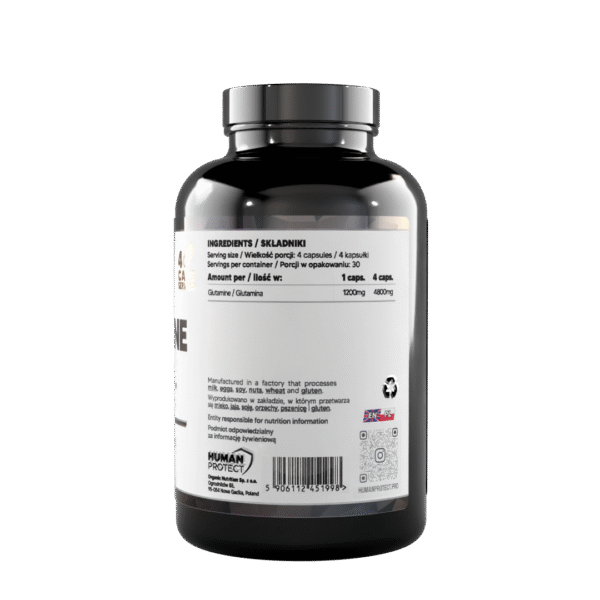 Human Protect Glutamine 120 kapsułek Glutamina - obrazek 3