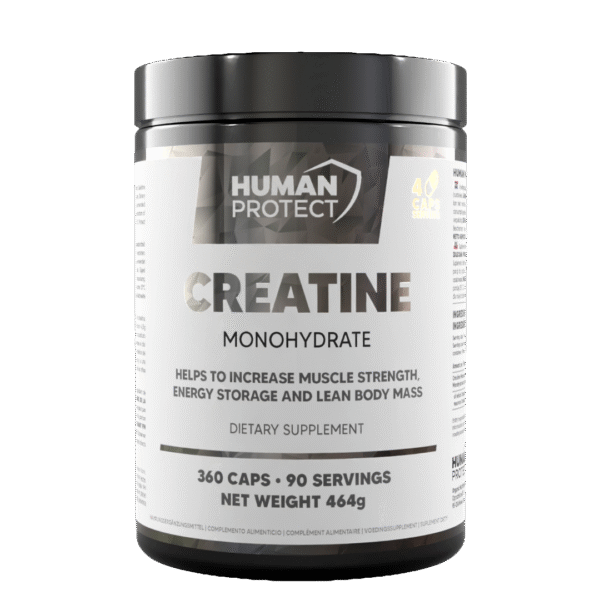 Human Protect Creatine Monohydrate 360kaps kreatyna mono masa siła