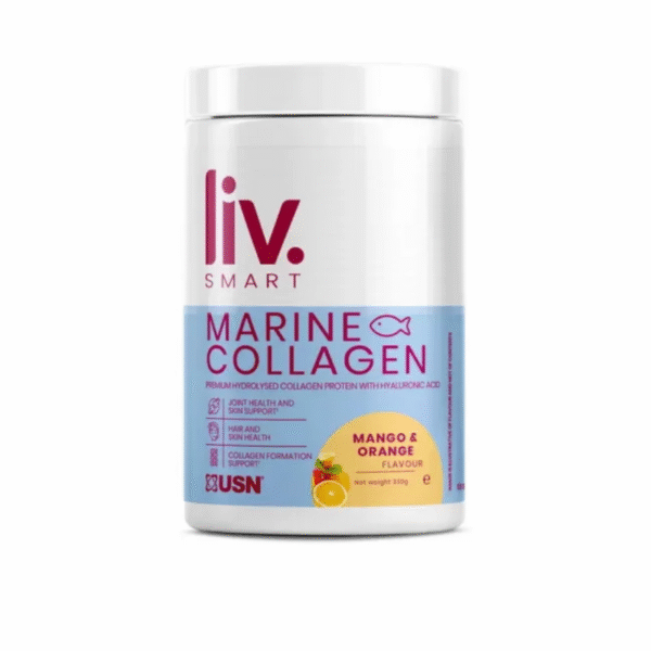 USN Liv.Smart Marine Collagen 330g Mango Orange kolagen stawy skóra włosy