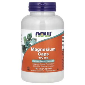 NOW Foods Magnesium 400mg 120kaps