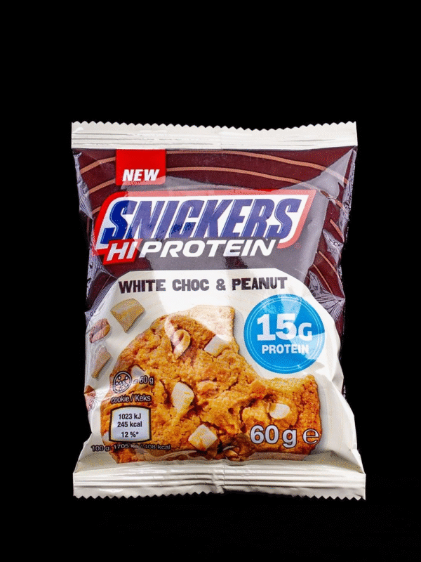 Snickers Hi Protein Cookie 60g White Chocolate Peanut - Proteinowe Ciastko