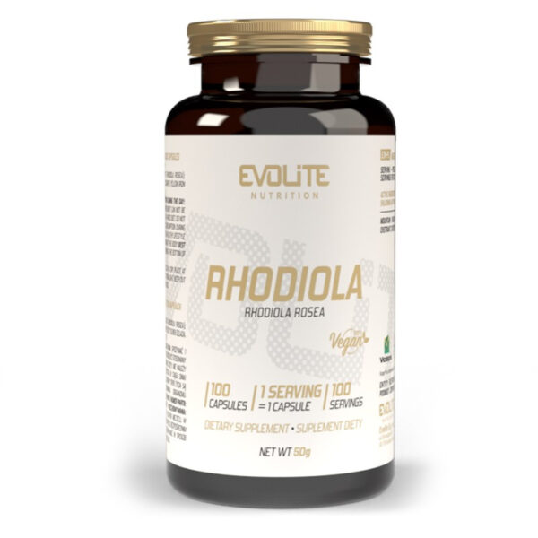Evolite Nutrition Rhodiola 400mg 100vcaps Rożeniec Górski koncentracja