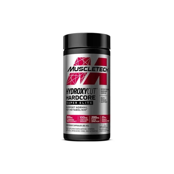 Muscletech Hydroxycut Hardcore Super Elite 100kaps spalacz