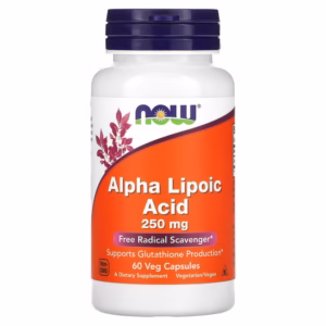 NOW Foods Alpha Lipolic Acid 250mg 60vcaps kwas ALA