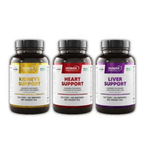 Zestaw Dawca Organów Duży - Liver, Heart, Kidneys 120 kaps - wątroba, serce, nerki - 3 w cenie 2!