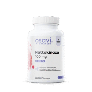 Osavi Nattokinaza 100mg 2000FUS 120vcaps zdrowe serce