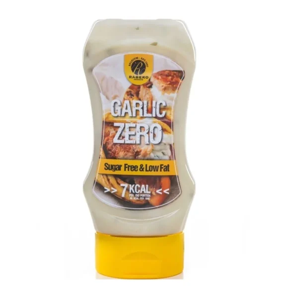 Rabeko Zero Sauce 350ml Garlic - fit sos do potraw czosnkowy