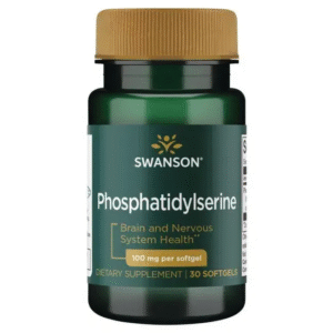 Swanson Fosfatydyloseryna 100mg 30softgels redukcja kortyzolu