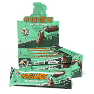 Grenade Carb Killa Protein Bar 60 g Dark Chocolate Mint  - Białkowy baton o smaku mięty w ciemnej czekoladzie