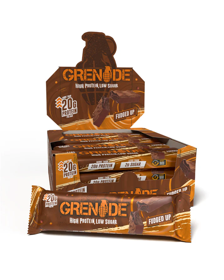 Grenade Carb Killa Protein Bar 60 g Fudged Up  – Białkowy baton o smaku krówki w czekoladzie