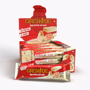 Grenade Carb Killa Protein Bar 60 g White Chocolate Salted Peanut - Białkowy baton o smaku solonych orzeszków w białej czekoladzie