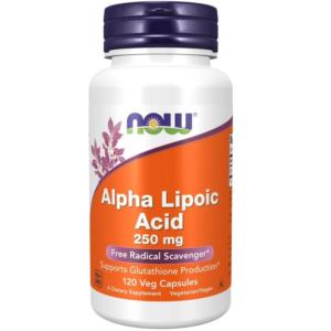NOW Foods Alpha Lipolic Acid 250mg 120vcaps kwas ALA