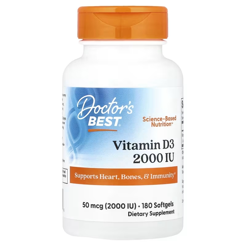 Doctor’s Best Vitamin D3 2000IU 180 caps Witamina D3