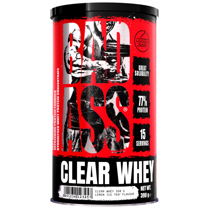 BAD ASS® Clear Whey 390g Smoczy Owoc  białko hydrolizat