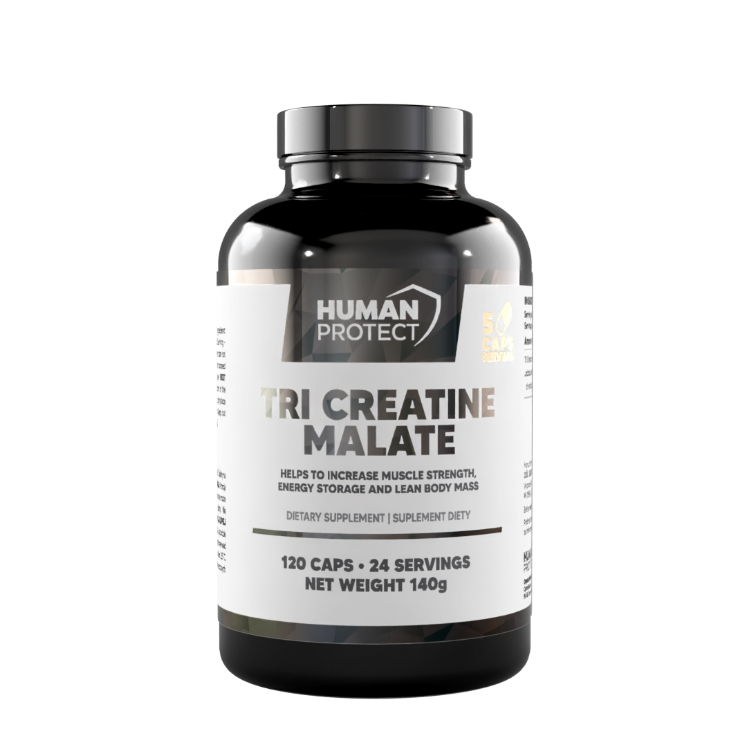 Human Protect Tri Creatine Malate 120kaps jabłczan kreatyny