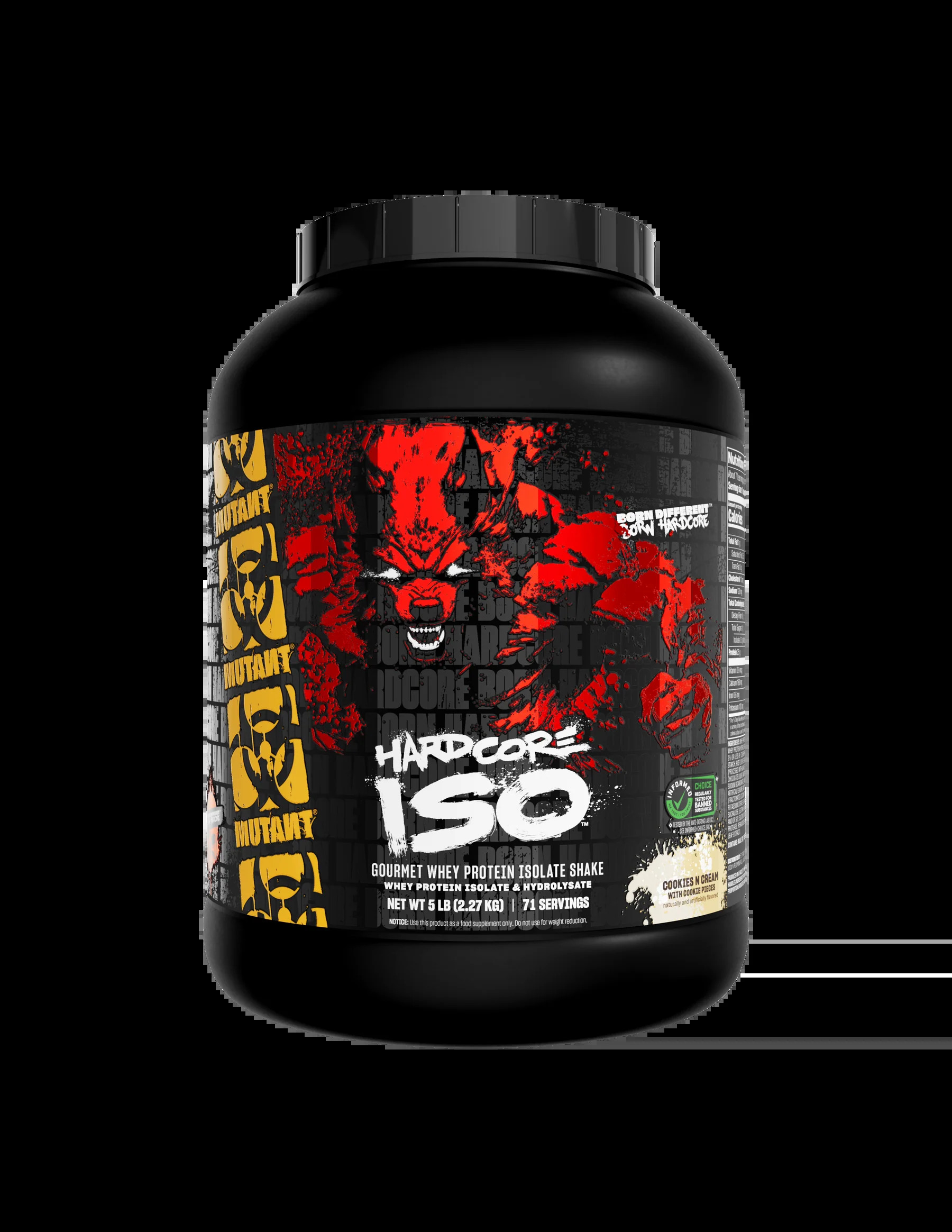 MUTANT® Hardcore Iso 727 g Cookies & Cream