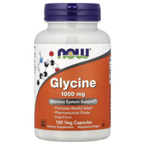 NOW Foods Glycine 1000mg 100vcaps glicyna