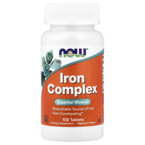 NOW Foods Iron Complex 100 tab żelazo