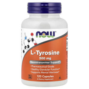 NOW Foods L-Tyrosine 500 mg 120 caps tyrozyna